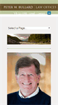 Mobile Screenshot of peterbullardlaw.com